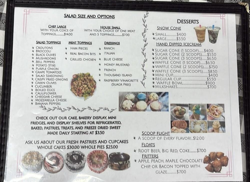 Two Chicks Diner Menu image 3